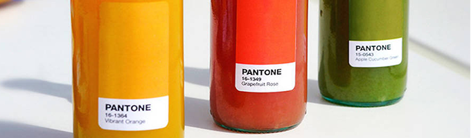 Great Lakes Label - Pantone Pop labels - the color psychology of Choosing The Right Color