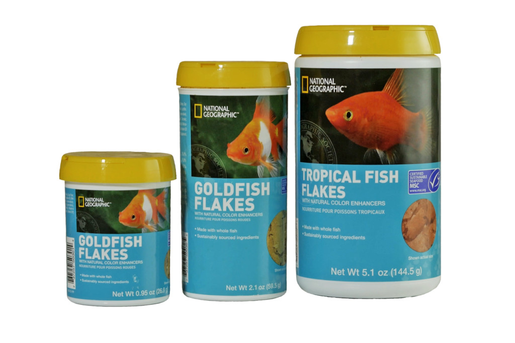 National Geographic Fish Food Label by Great Lakes Label