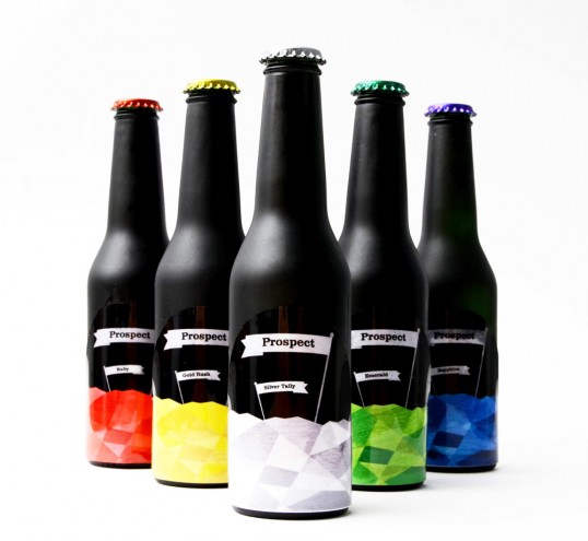 Prospect Neon Beer Labels Designed by Matthew Melling