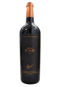 Duparc wine label - wine traders - great lakes label - dark label