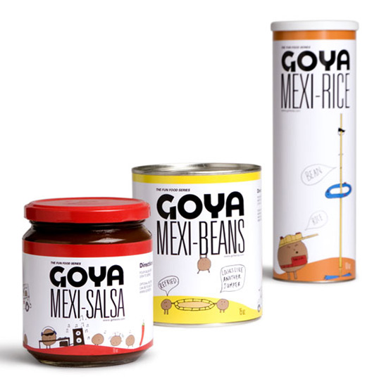 Goya Mexi-Salsa Label Designed by Jimmy Stones