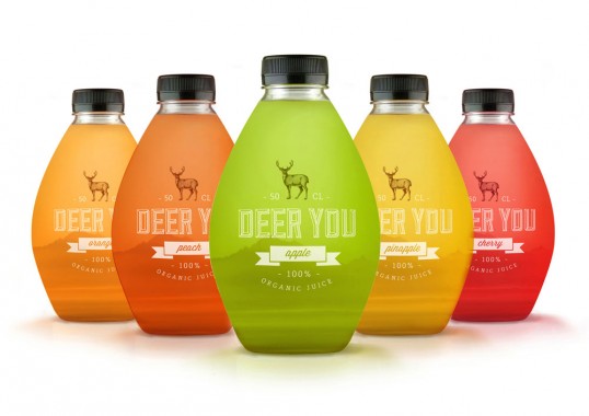 Deer You Organic Juice Designed by Mara Rodriguez 