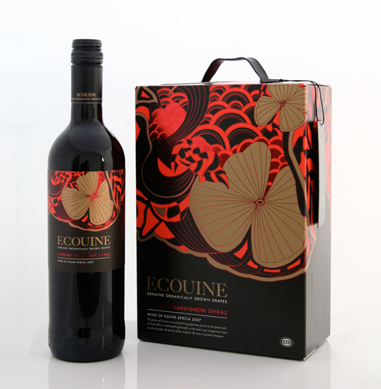 Ecouine Wine Packaging Designed by Thomas Perrson