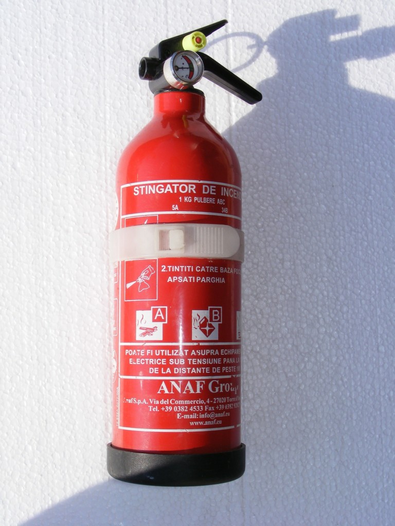 Fire Extinguisher chemical labeling
