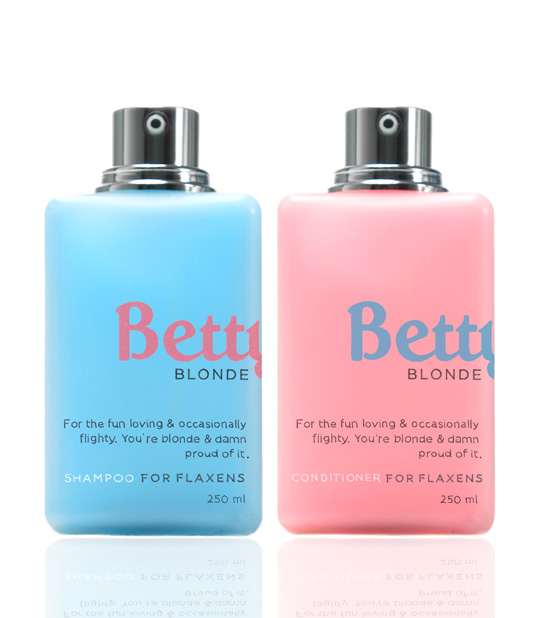 Betty Blonde Packaging by Holly Prince
