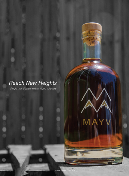 Mayv Scotch Whisky Designed by Brendan Wilson