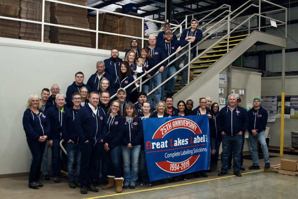 Great Lakes Label celebrates 25 years, employees