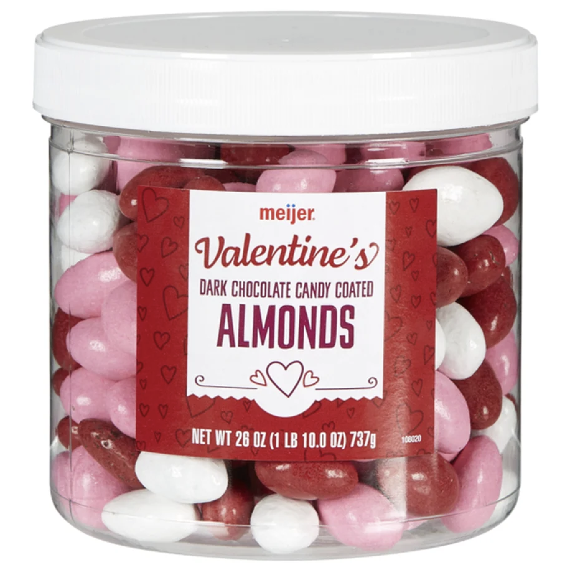 Valentine's Day almond label